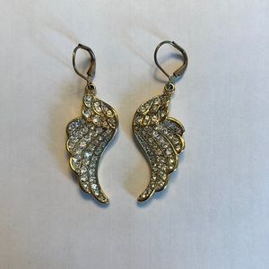 Kenneth lane angel wing earrings